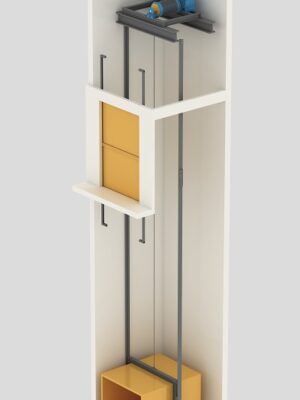 Dumbwaiter Lift (Food Lift) – Oscar Plus Elevators Side View