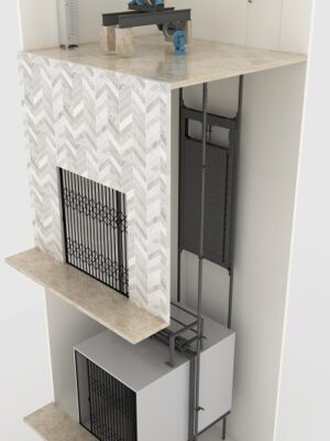 Freight and Goods Elevator Oscar Plus Elevators Side View