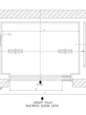 Freight and Goods Elevator Oscar Plus Elevators Top View